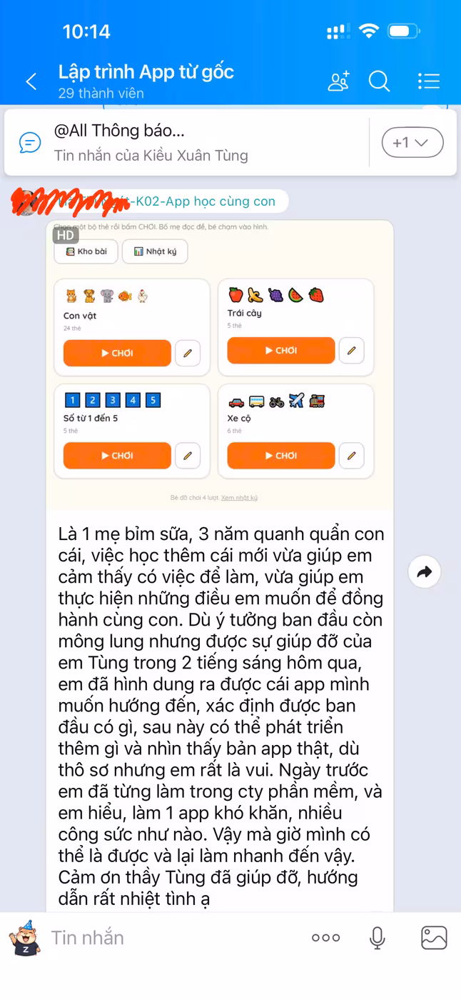 Feedback Chị Ngát