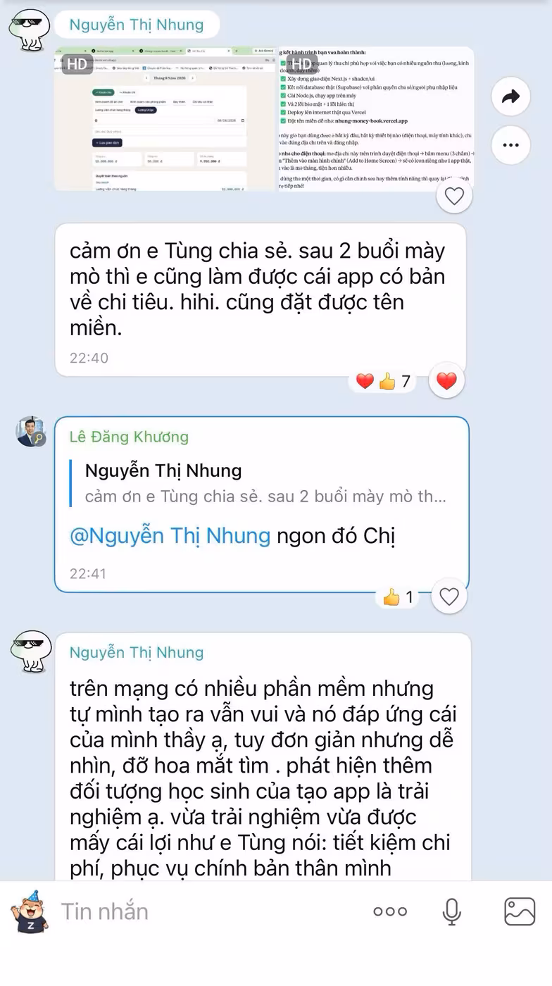 Feedback Chị Nhung