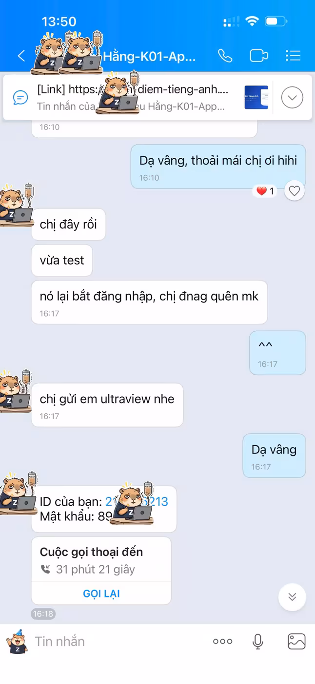 Gọi làm cùng: 31 phút
