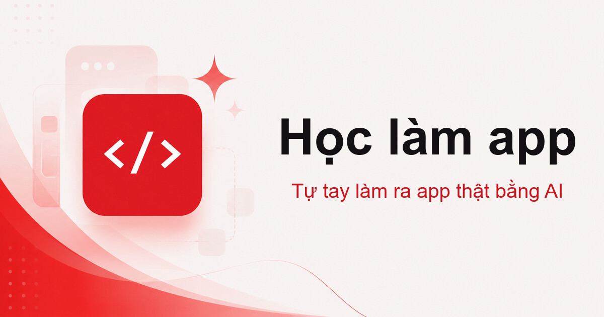 Trang hoclamapp.com do Tùng dựng bằng AI